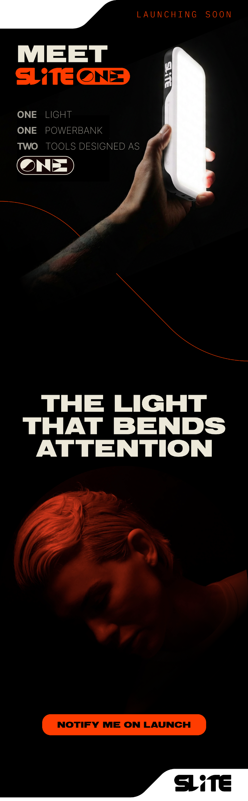 Slite ONE desktop split hero