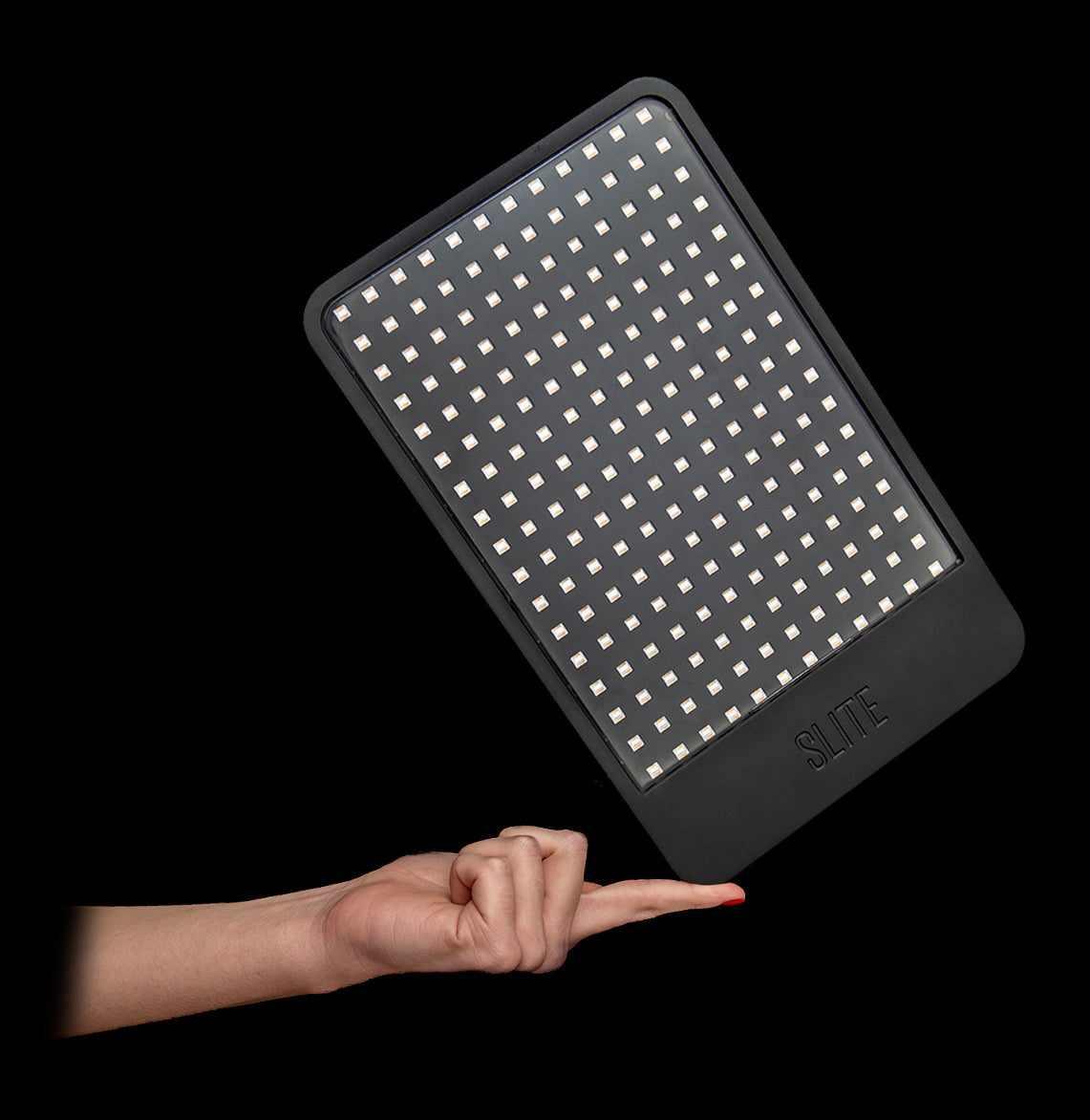 Slite is ultra lightweight - the world's most portable, powerful LED panel for content creators